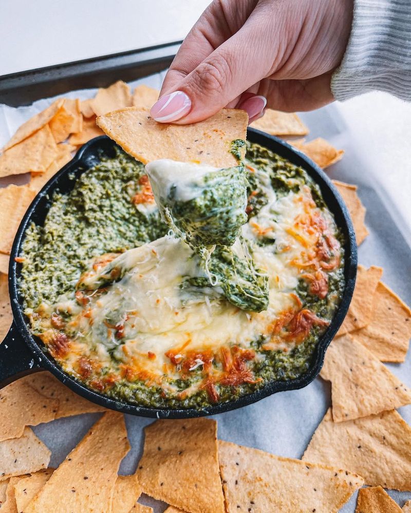 Spinach and Artichoke Cream Cheese Dip