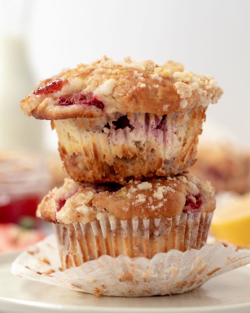 Strawberry Cheesecake Muffins