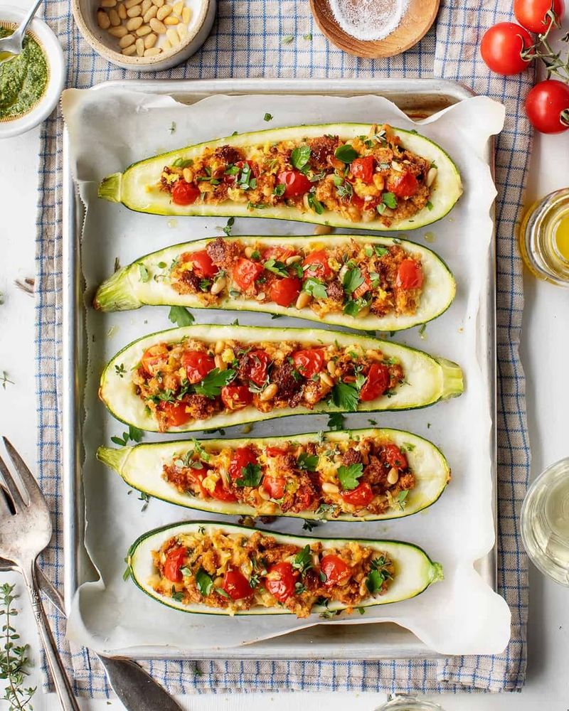 Stuffed Zucchini Boats