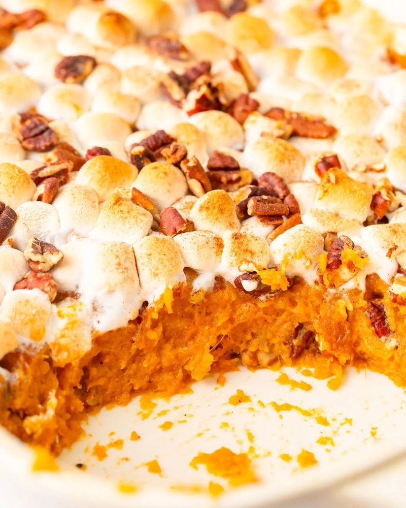 Sweet Potato Casserole with Marshmallows