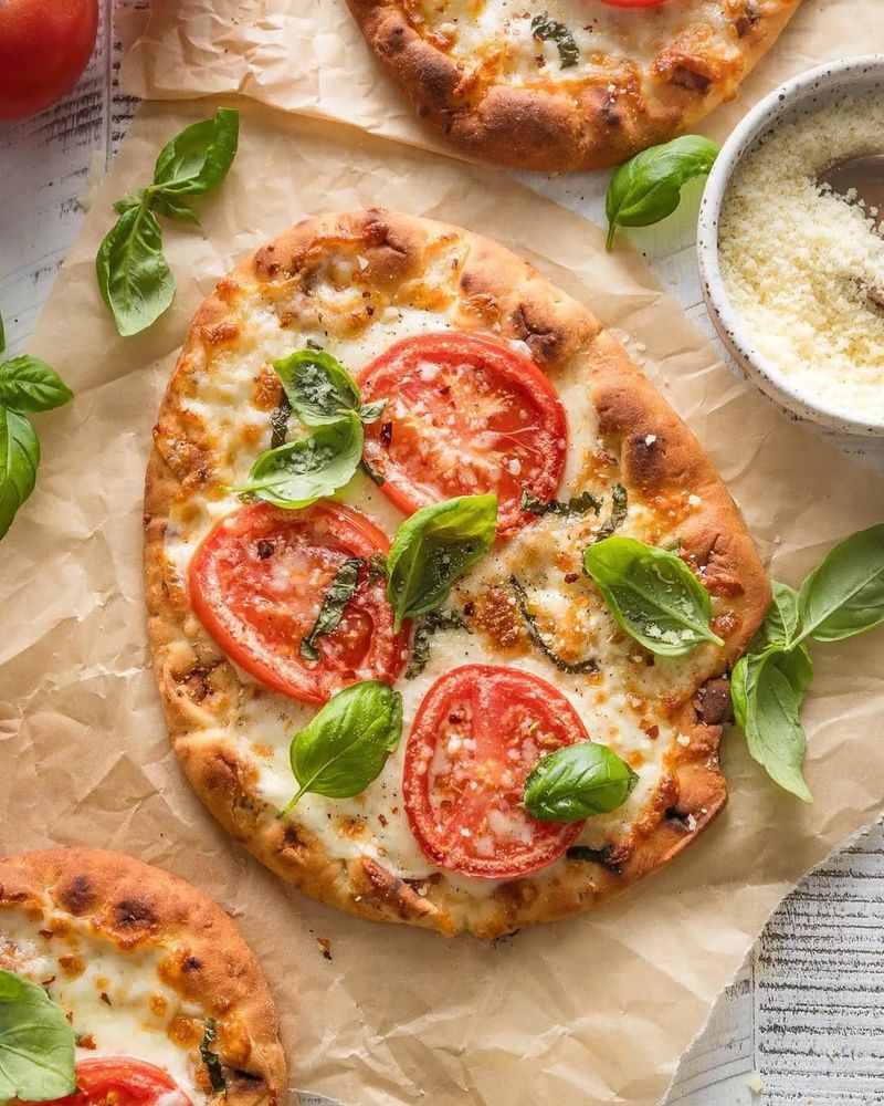 Tomato and Basil Flatbread