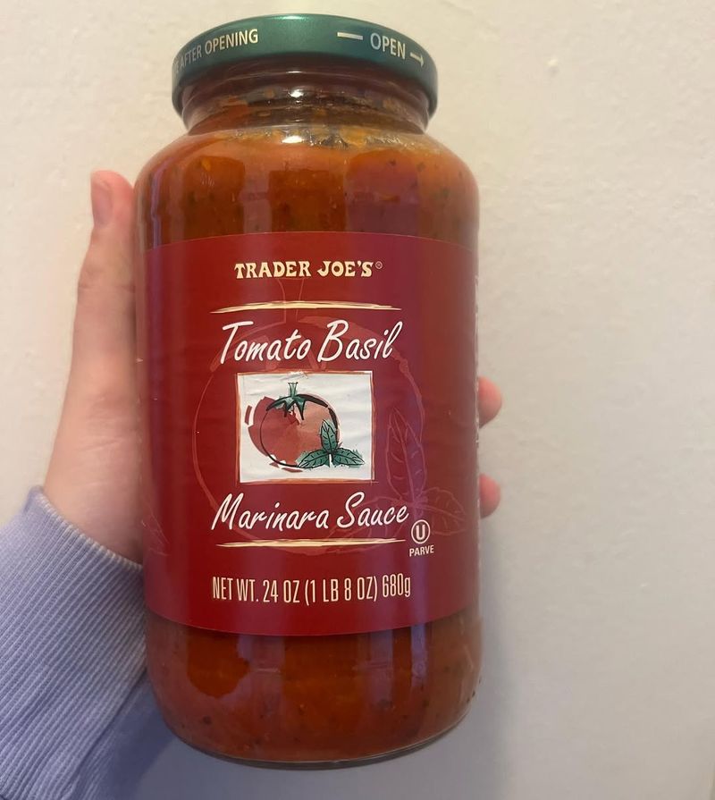 Trader Joe's Tomato Basil Marinara Sauce