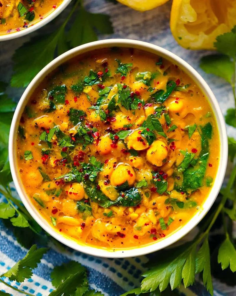 Turmeric-Spiced Lentil Soup