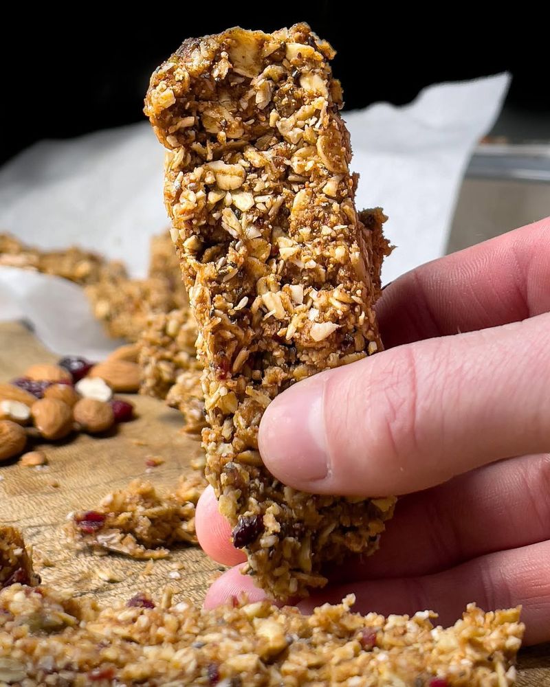 Vanilla Almond Granola Bars