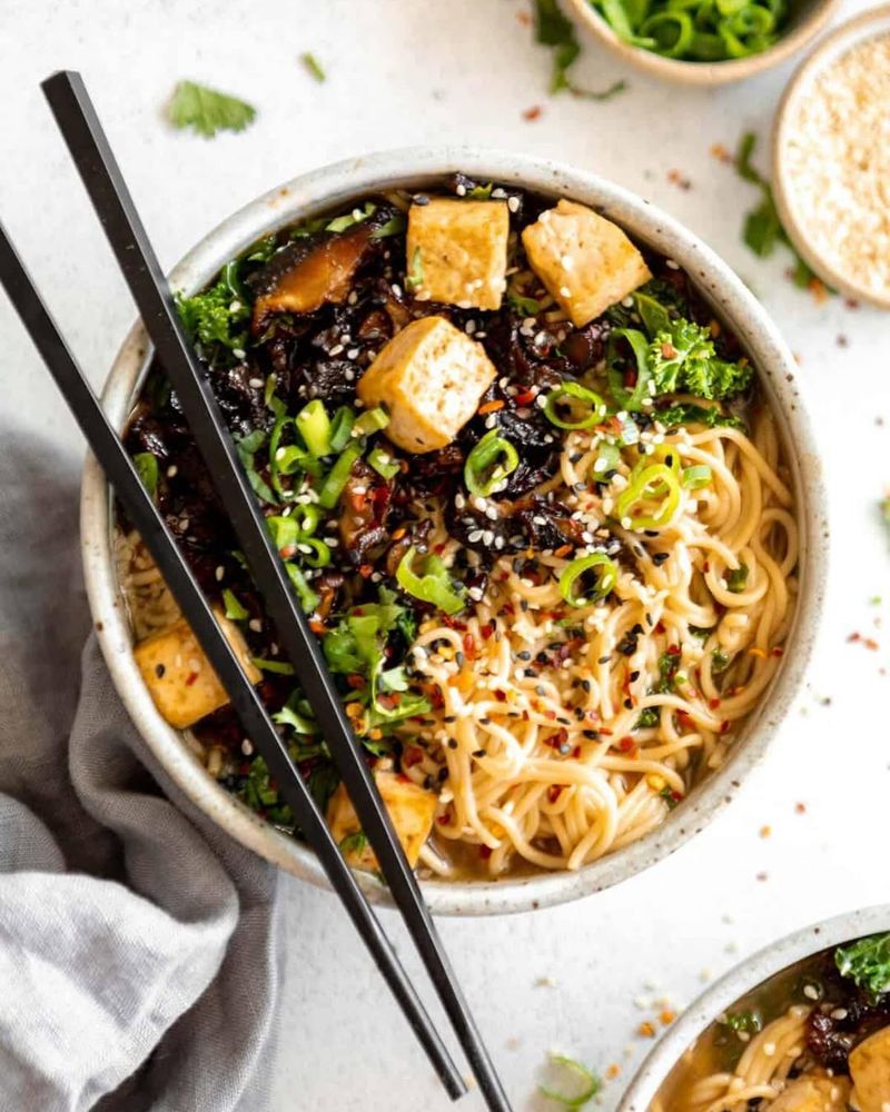 Vegan Ramen with Miso Broth