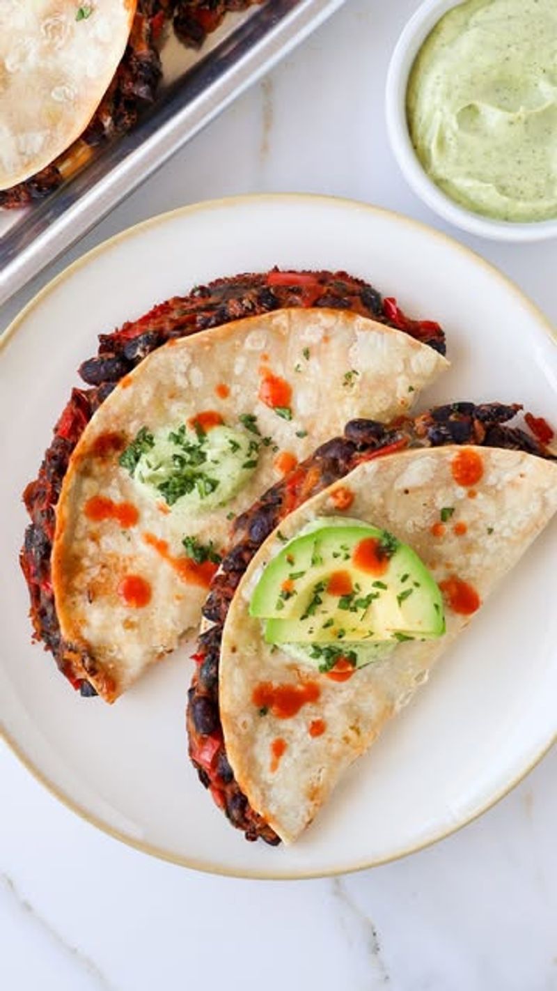 Vegan Tacos with Black Bean Filling