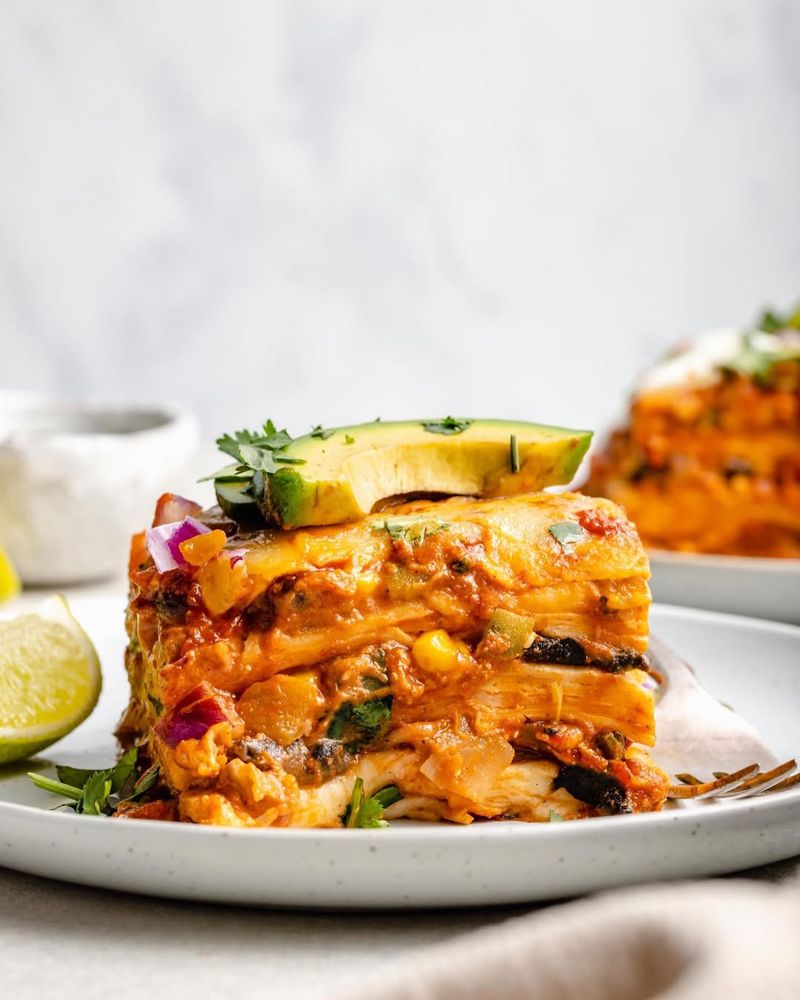 Vegetarian Enchilada Casserole