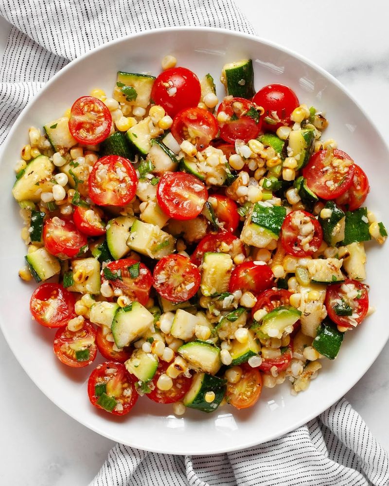 Zucchini and Corn Salad