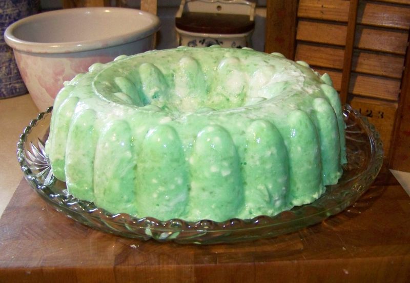 Lime Jell-O Cottage Cheese Salad