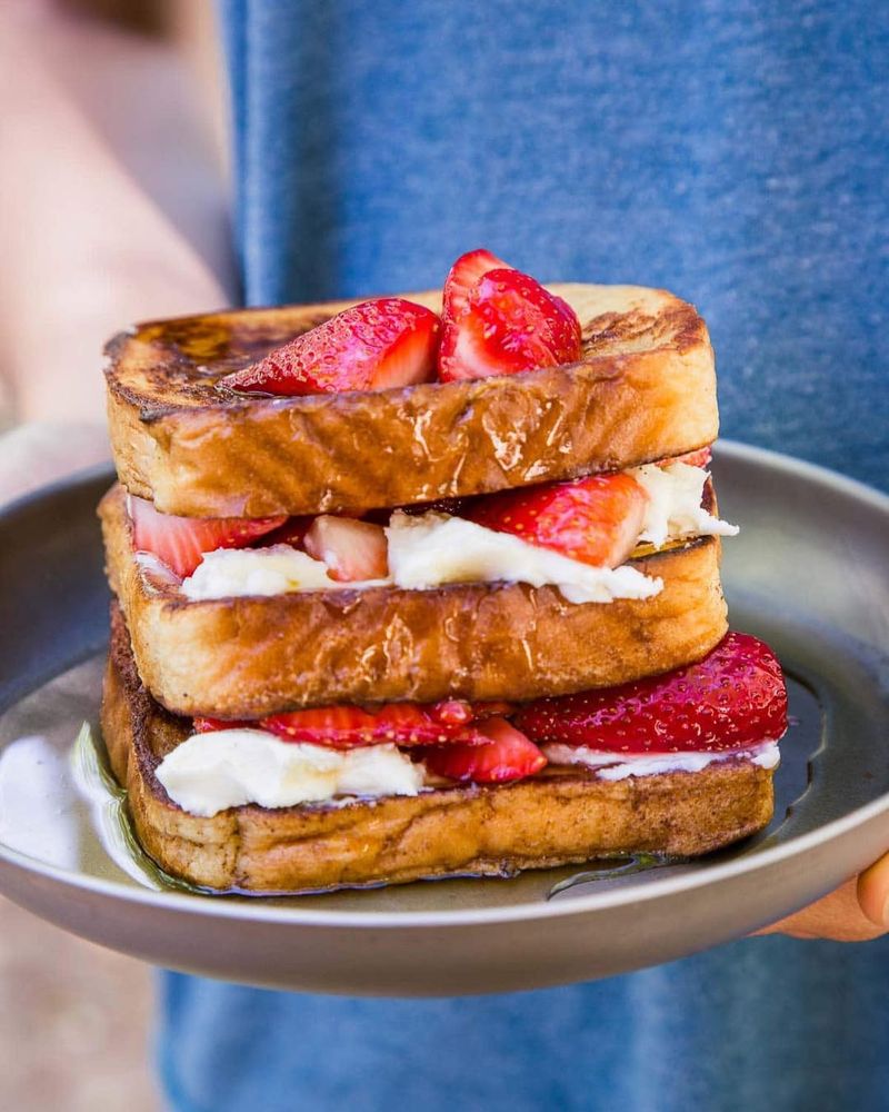 Cream Cheese Stuffed French Toast