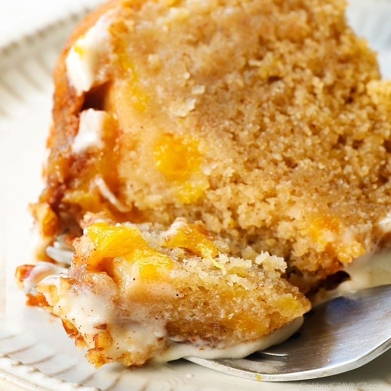 Peach Cobbler Pound Cake