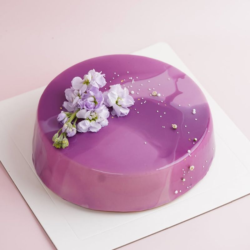 Marble Mirror Glaze Cake