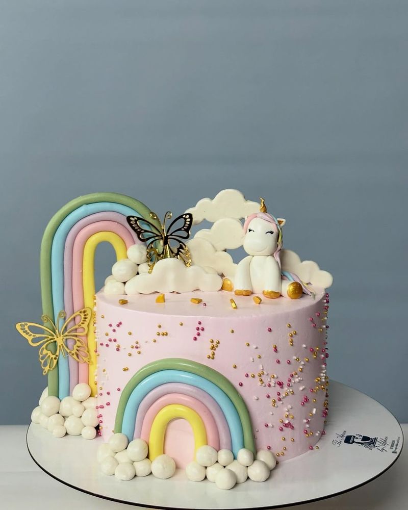 Pastel Unicorn Cake