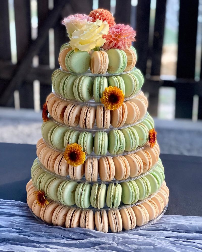 Macaron Tower Cake