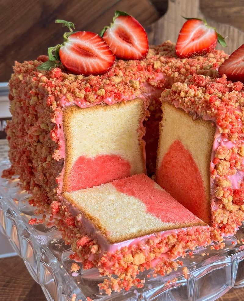 Strawberry Shortcake Pound Cake