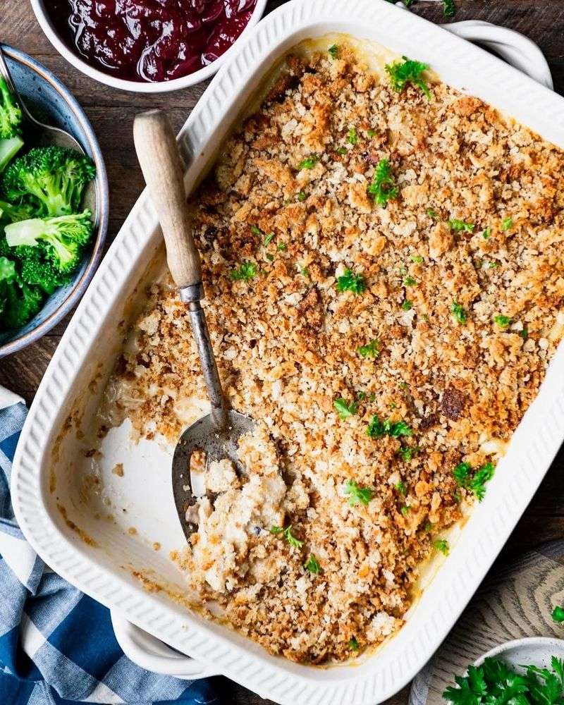 Chicken & Stuffing Casserole