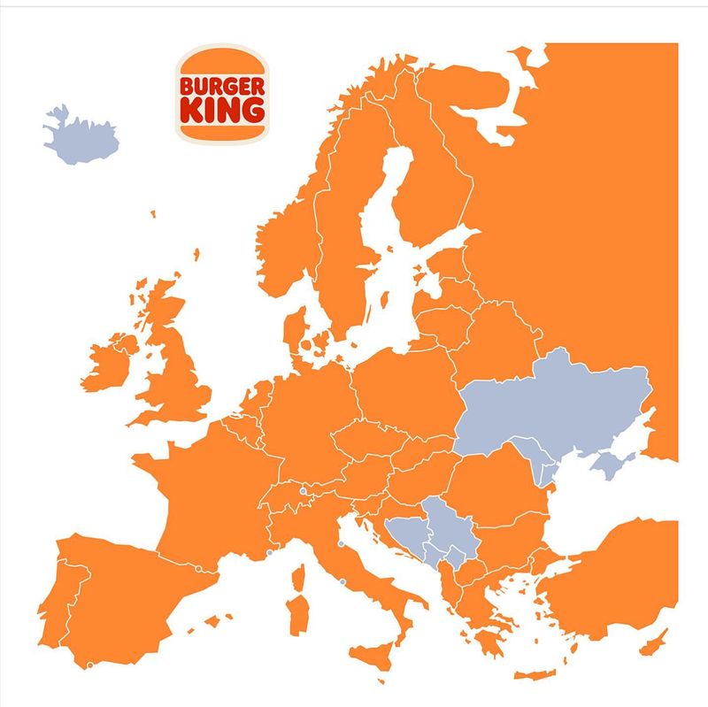 Burger King Operates In Over 100 Countries