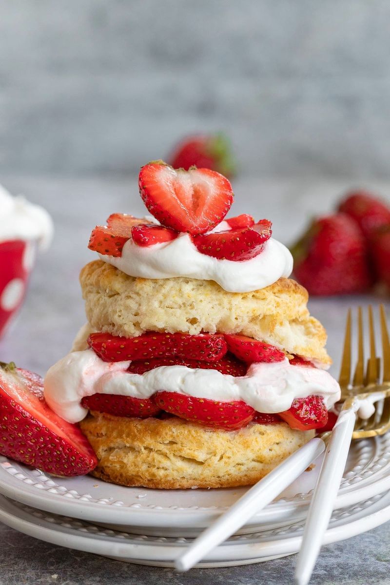 Strawberry Shortcake with Whipped Cream