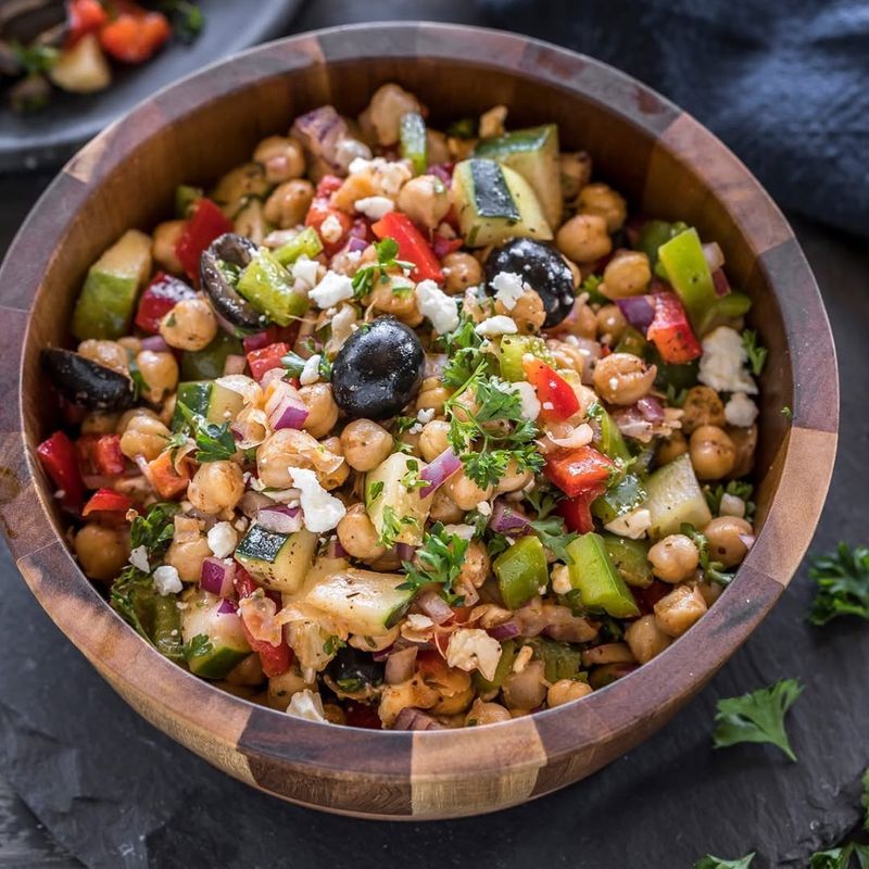 Mediterranean Chickpea Salad