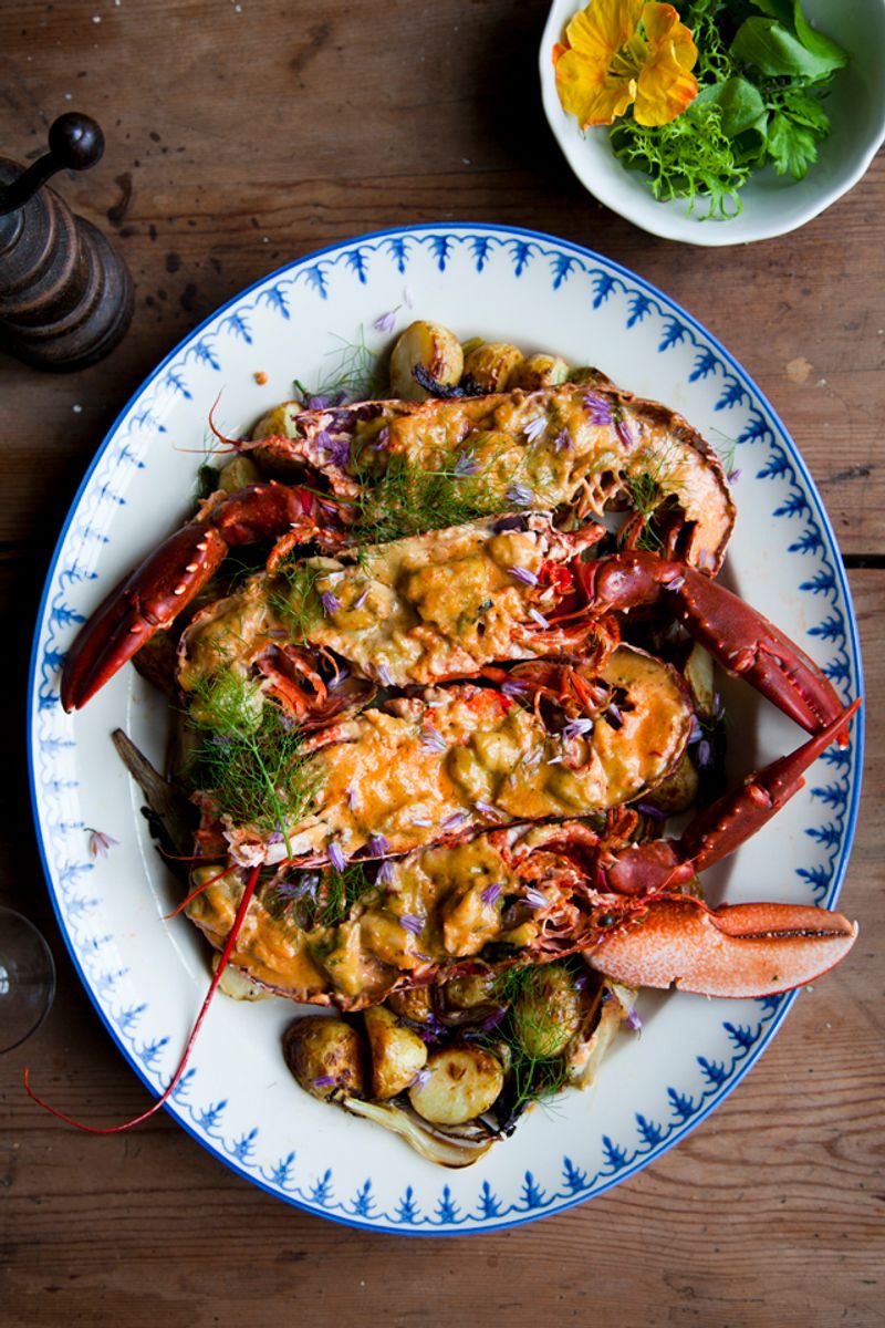Dublin Lawyer (Lobster In Whiskey Cream Sauce)