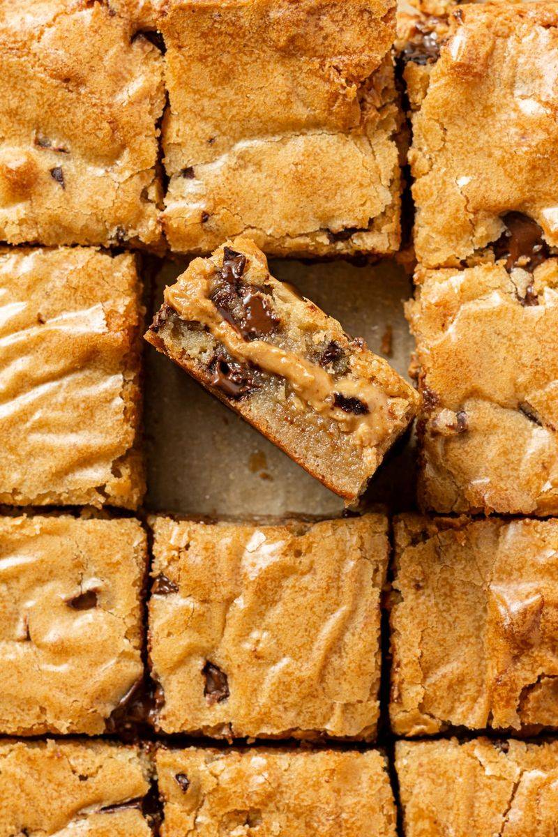 Peanut Butter Blondies