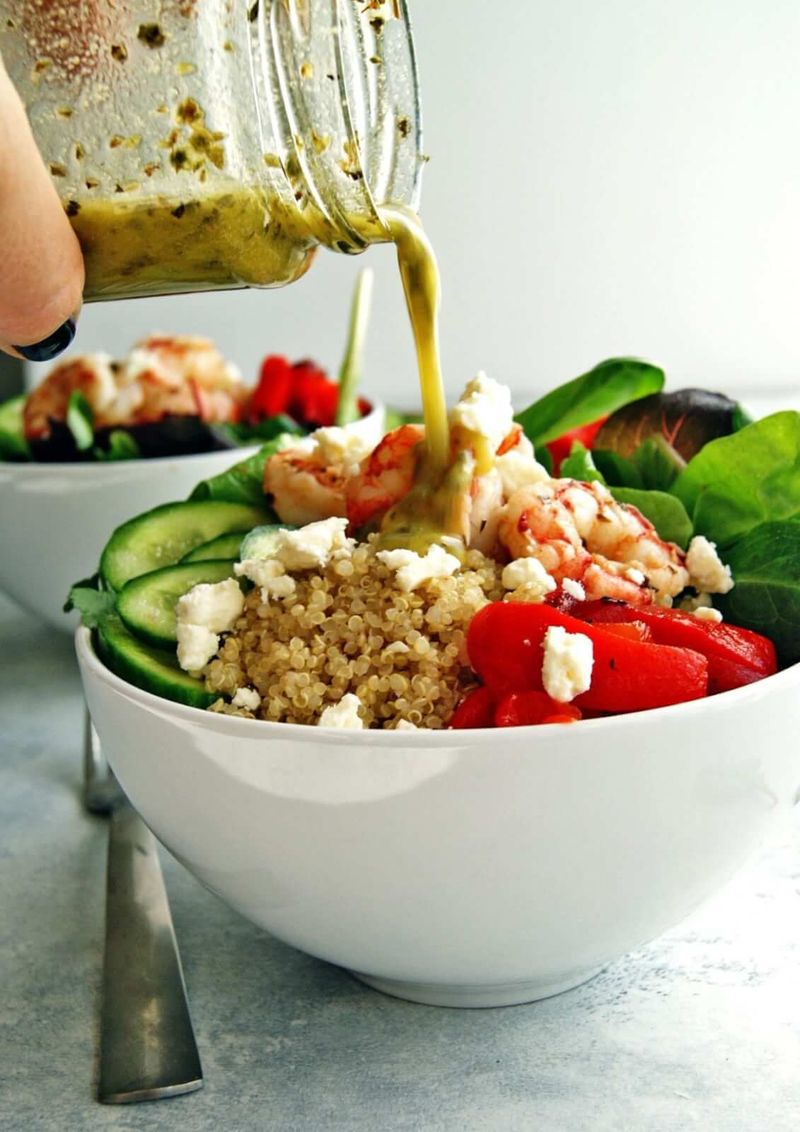 Shrimp And Quinoa Power Bowls