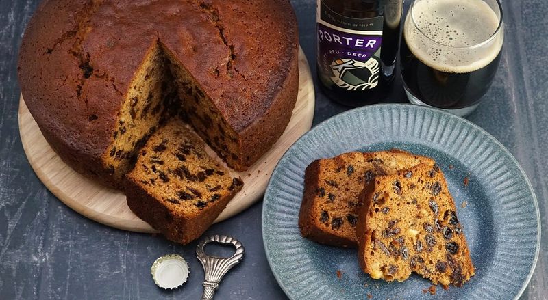 Porter Cake (Rich Fruit Cake With Guinness)