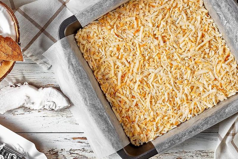 Coconut Macaroon Squares