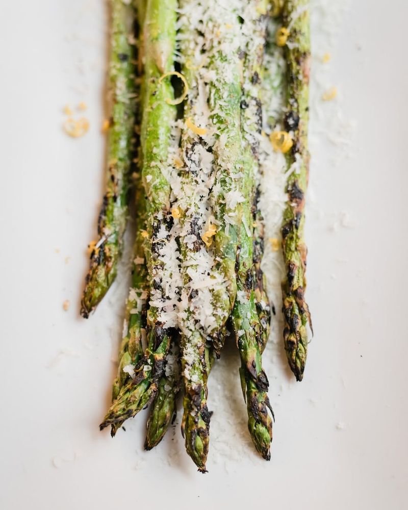 Grilled Asparagus With Lemon And Parmesan