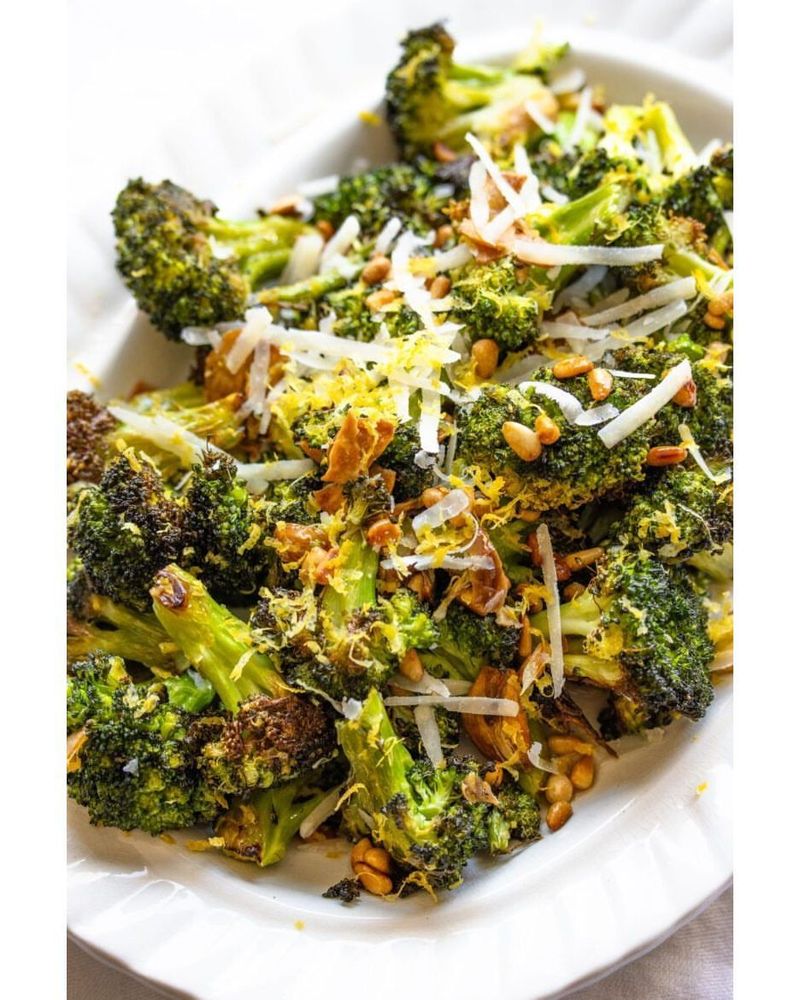 Roasted Broccoli With Lemon And Garlic