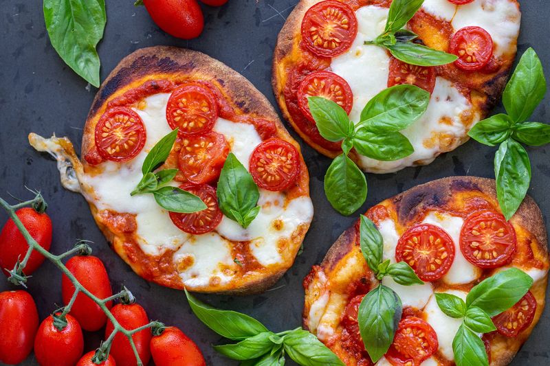 Margherita Pizza On Flatbread