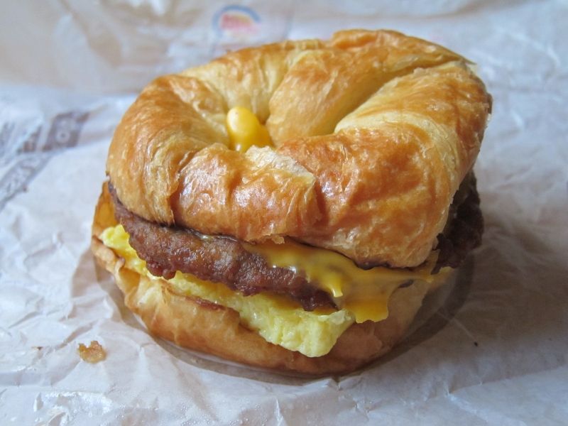Burger King – Croissan’wich With Sausage