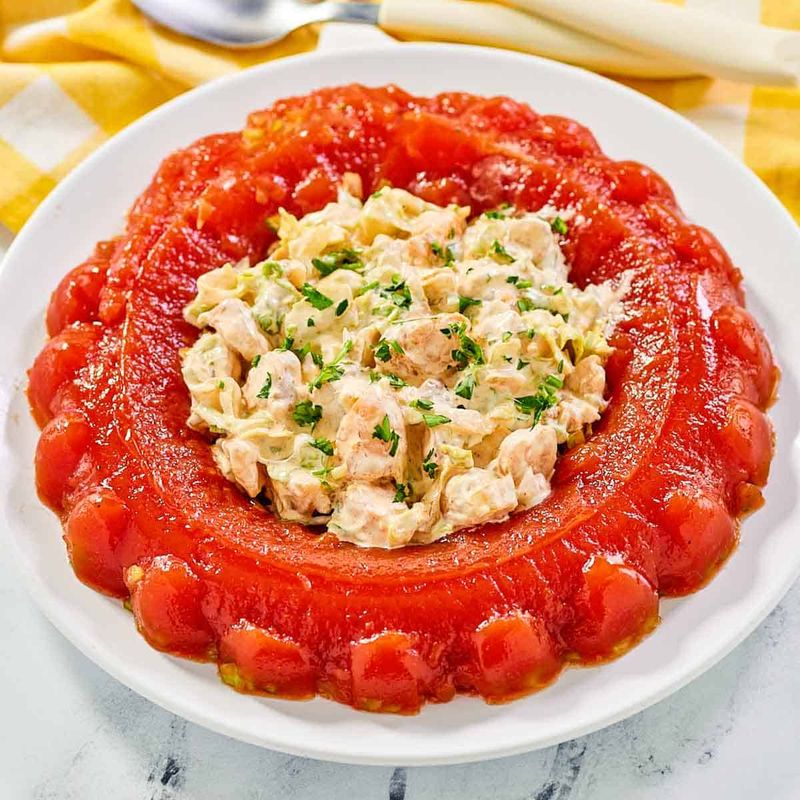 Aspic-Covered Meat Mold