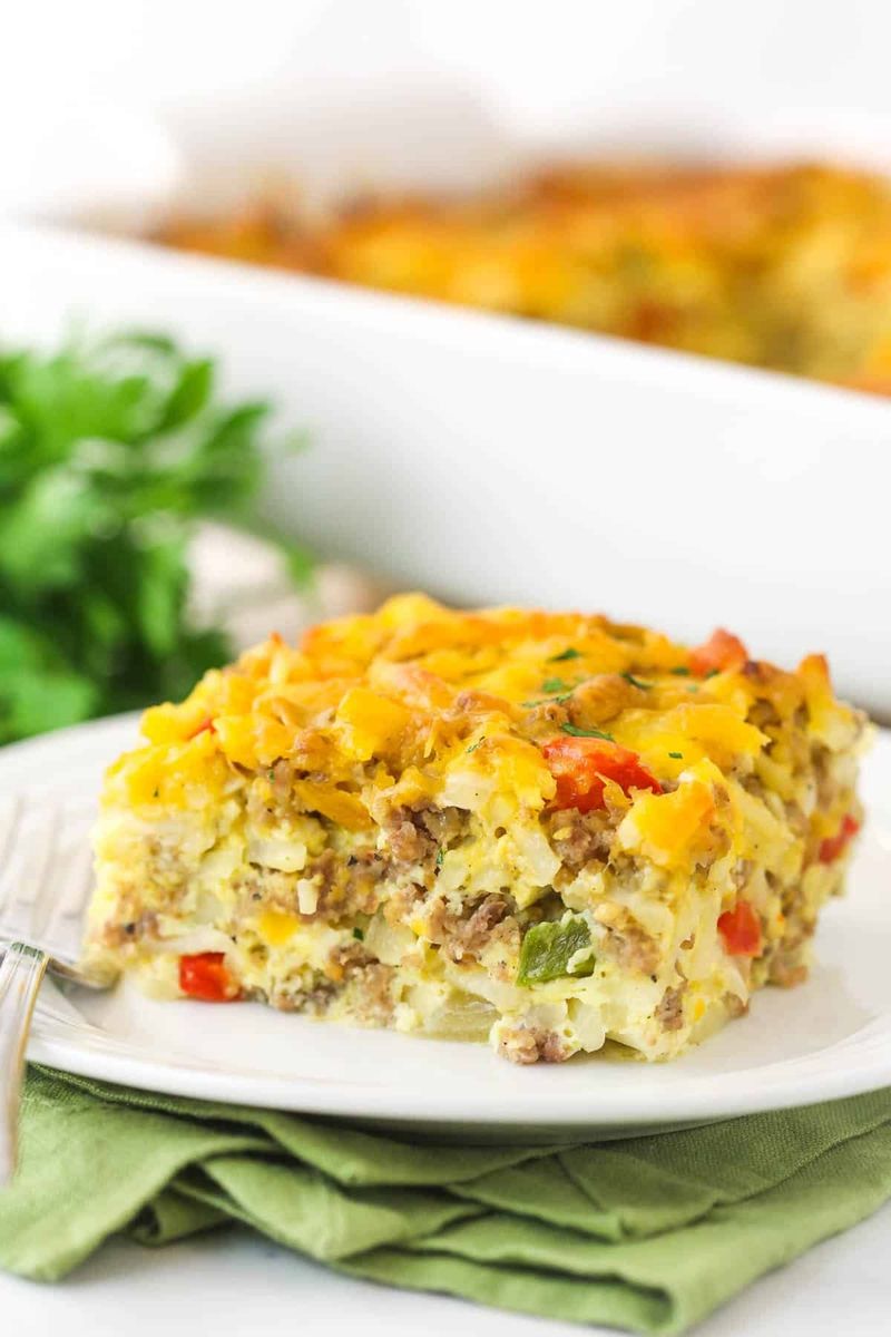 Cheesy Hashbrown Breakfast Casserole