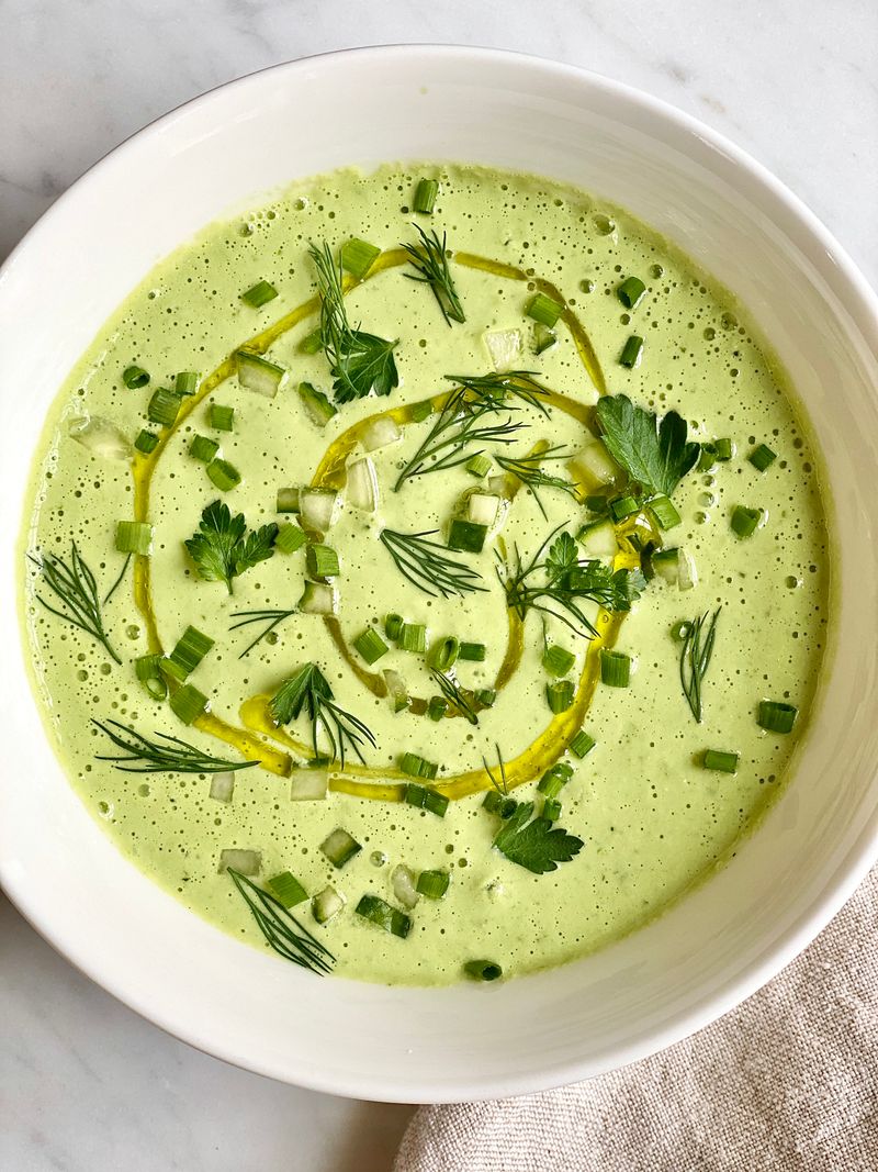 Chilled Cucumber Yogurt Soup