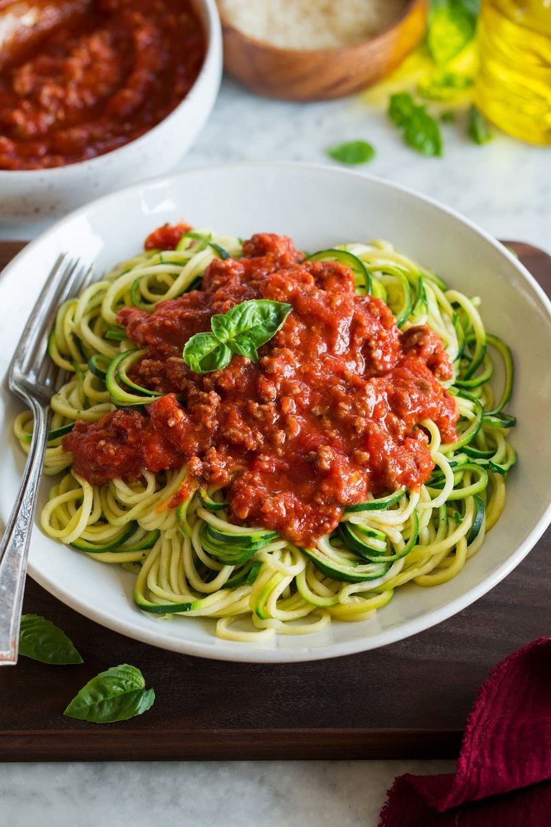 Zucchini Noodle Spaghetti