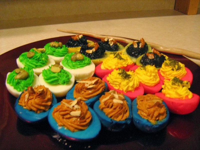 Sorting Hat Deviled Eggs