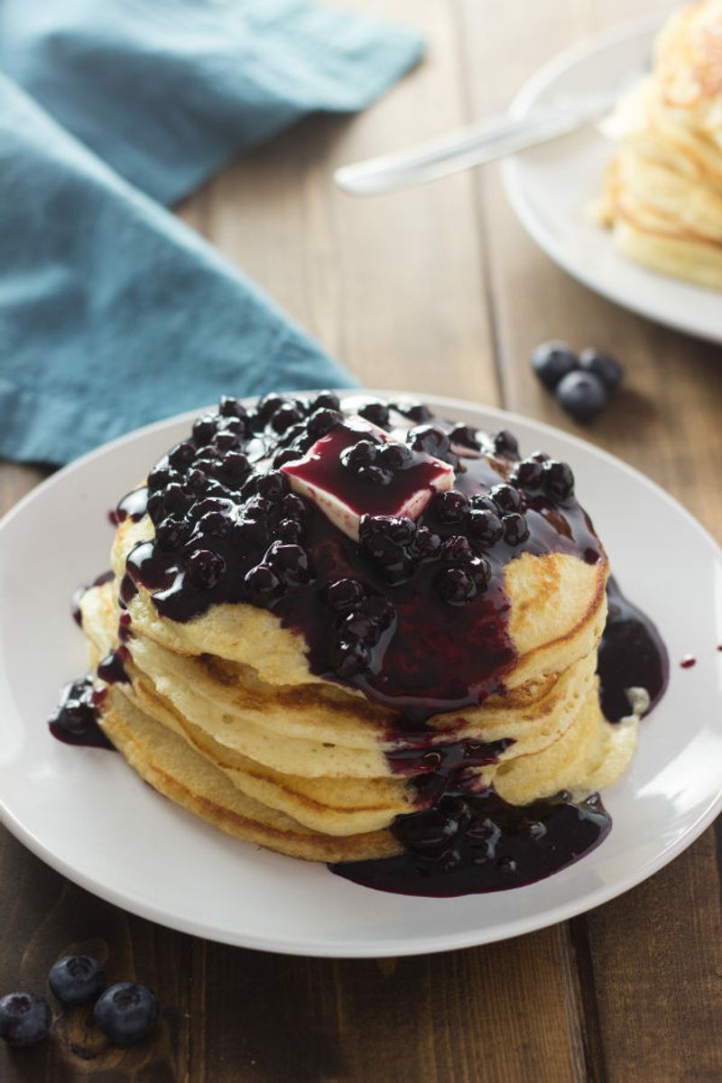 Wild Maine Blueberry Pancakes