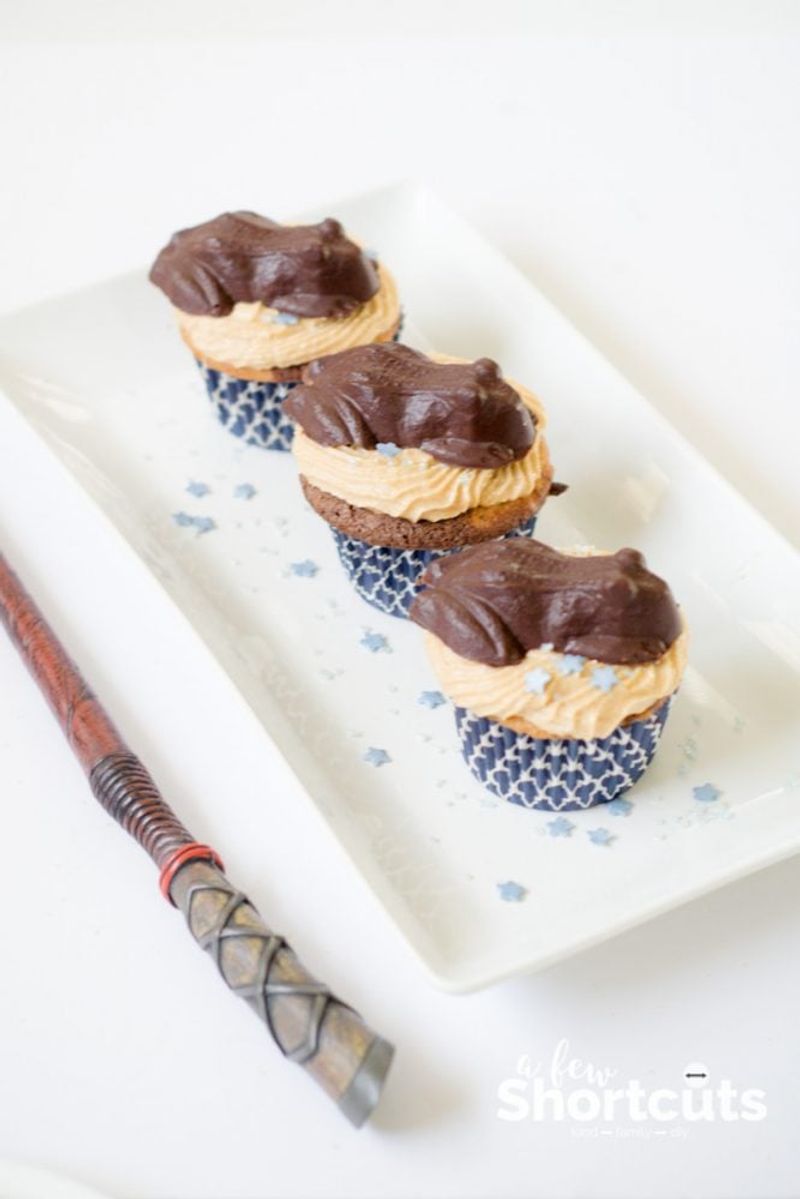Chocolate Frog Cupcakes