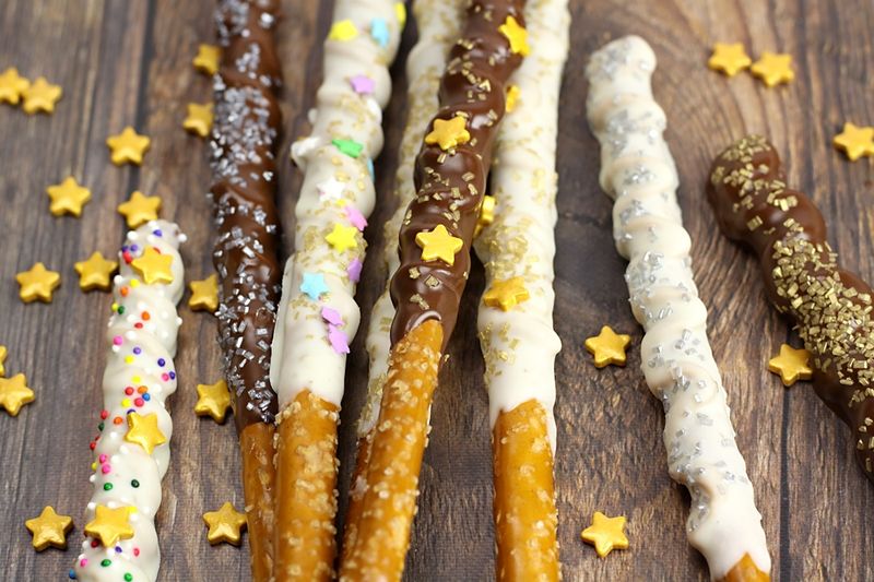 Pretzel Rod Magic Wands