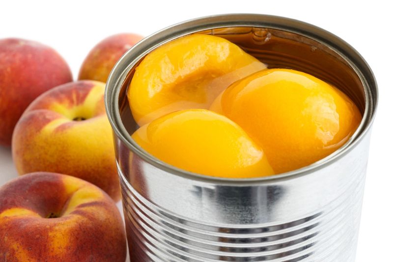 Sweetened Canned Fruit In Heavy Syrup