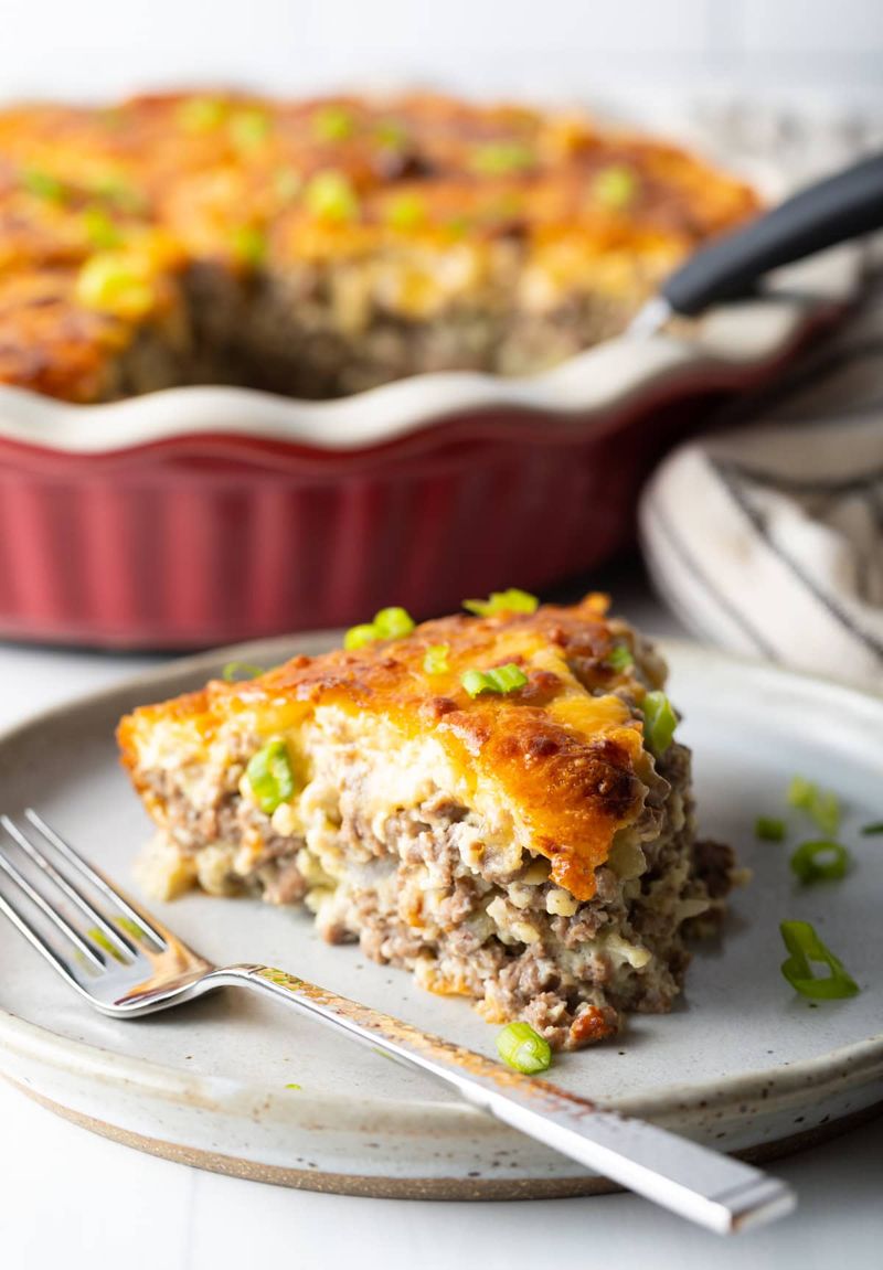 Ground Beef And Bisquick Pie