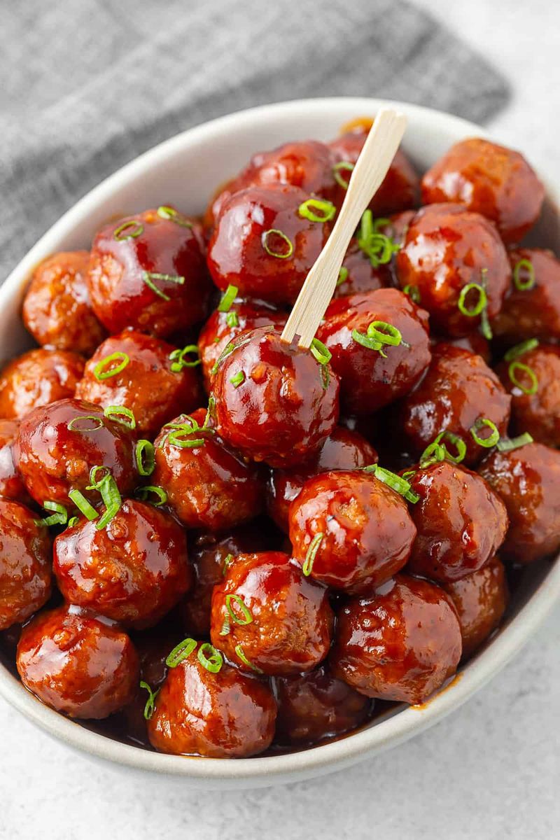 Slow Cooker BBQ Meatballs