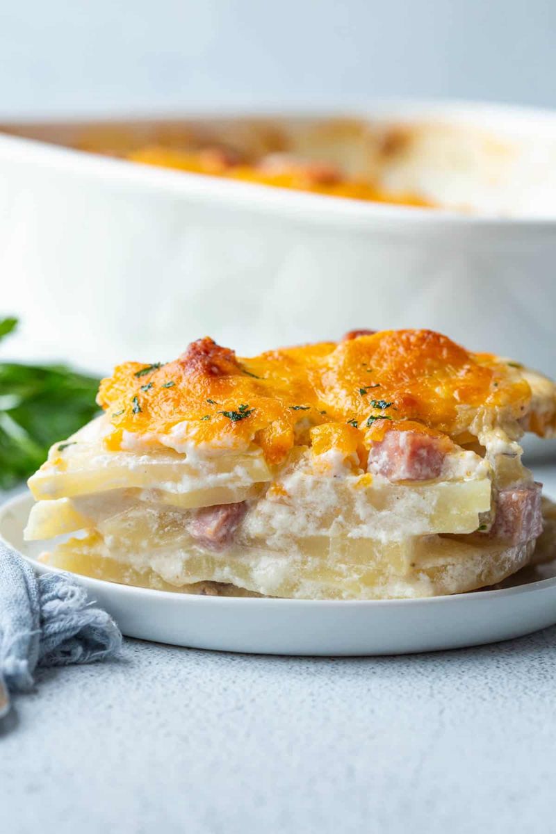 Scalloped Potato And Ham Bake