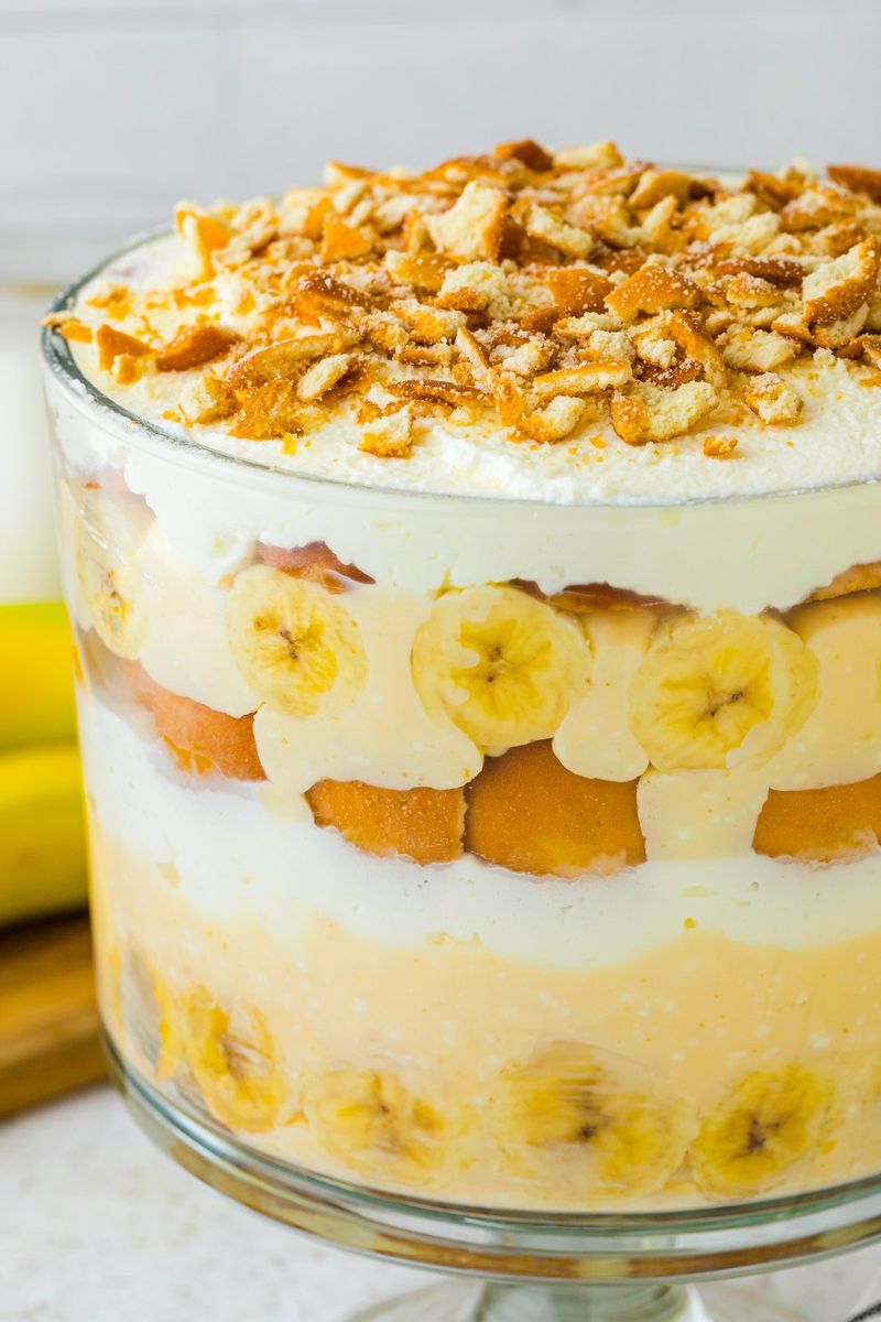 Banana Pudding Fluff Trifle