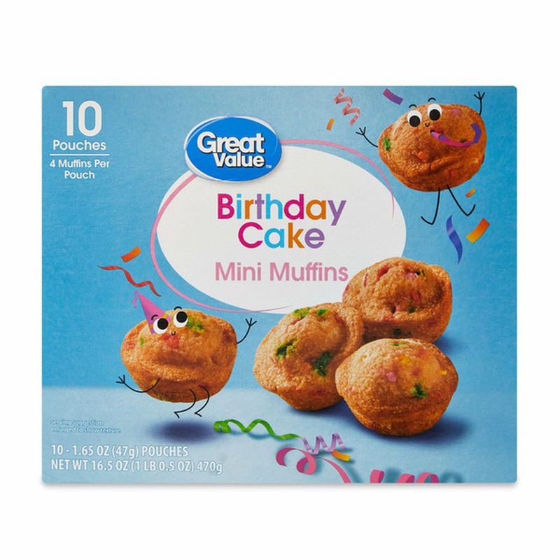 Birthday Cake Mini Muffins