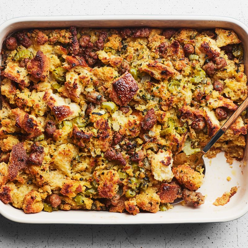 Cornbread And Sausage Casserole