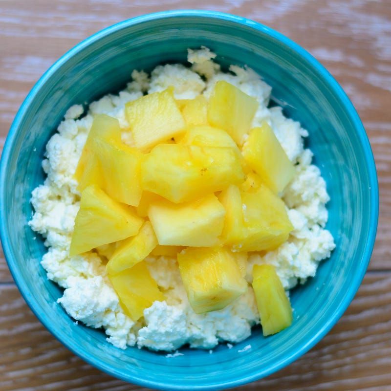 Cottage Cheese And Pineapple Cups