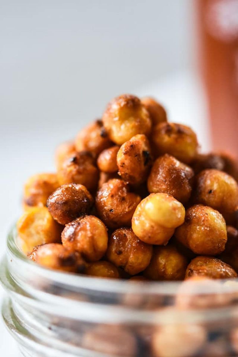 Roasted Chickpeas Or Air-Popped Popcorn