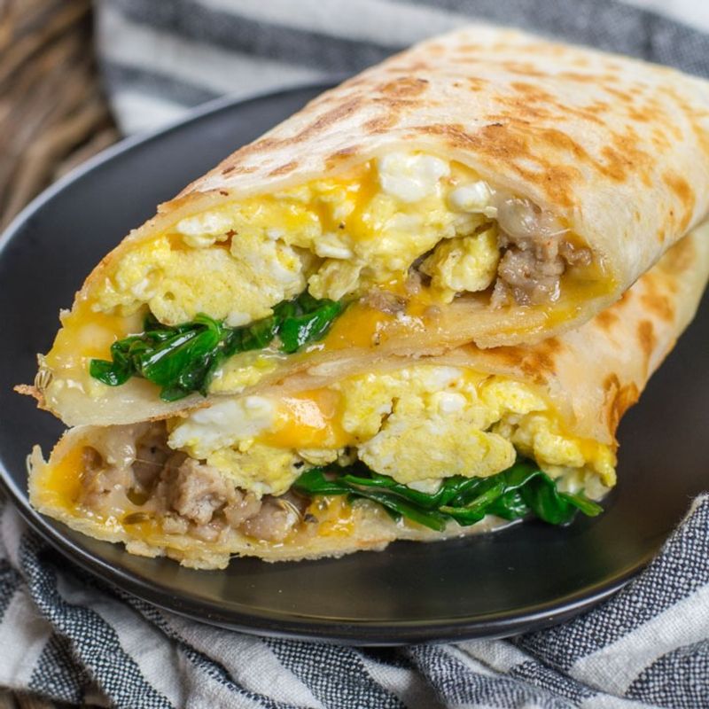 Use Tortillas For Quick Breakfast Wraps
